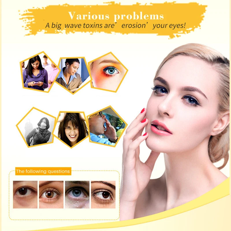 5/10/20/30 Pairs Gold Collagen Crystal Eye Mask Skincare Eye Patches Firming Moisturizing Nourishing Eye Skin Care Products